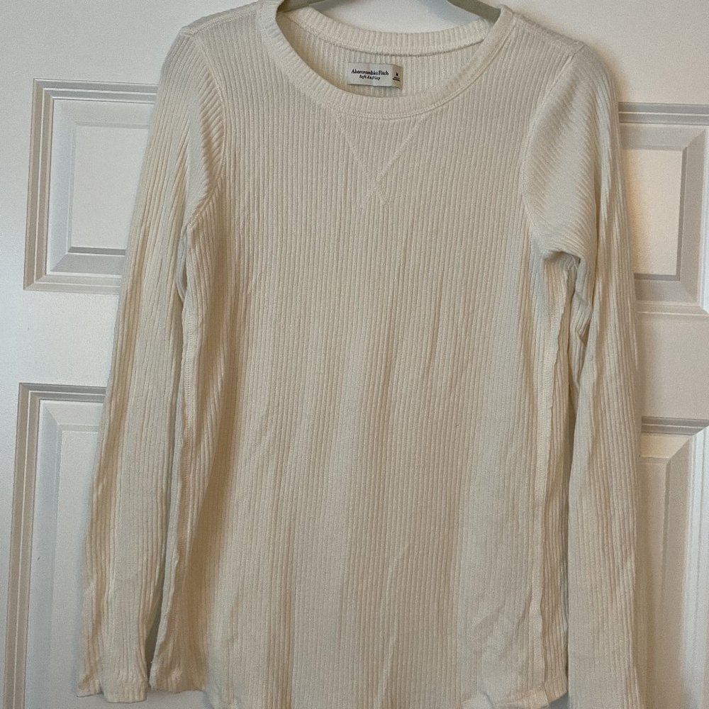 Abercrombie Long Sleeve Ribbed Tee